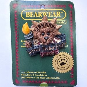 BEARWEAR Boyds Bear Statue of Liberty brooch 1998